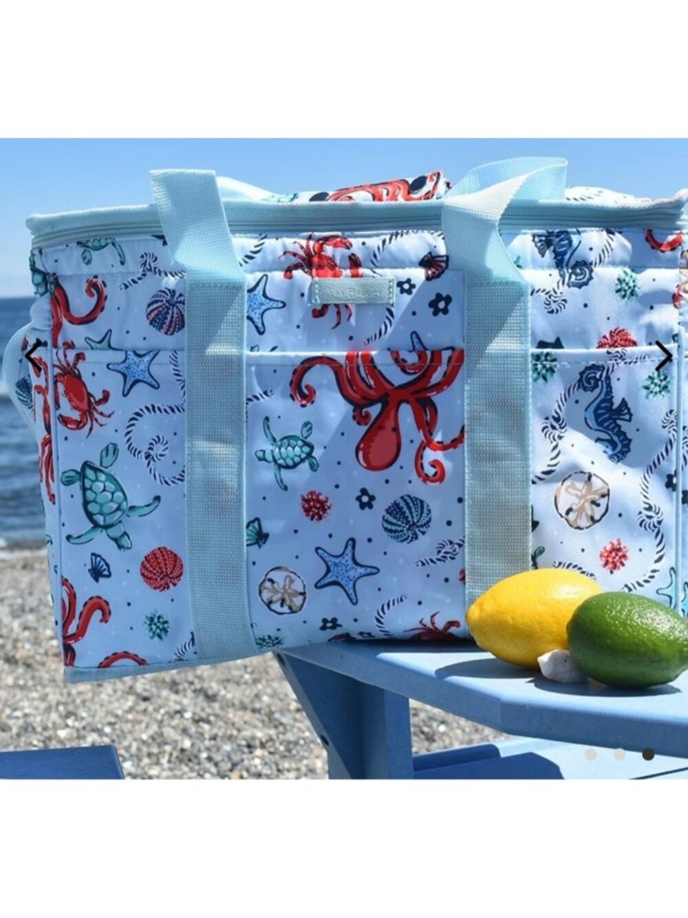 Vera Bradley NEW NWT Insulated Cooler Tote Bag Sea Life